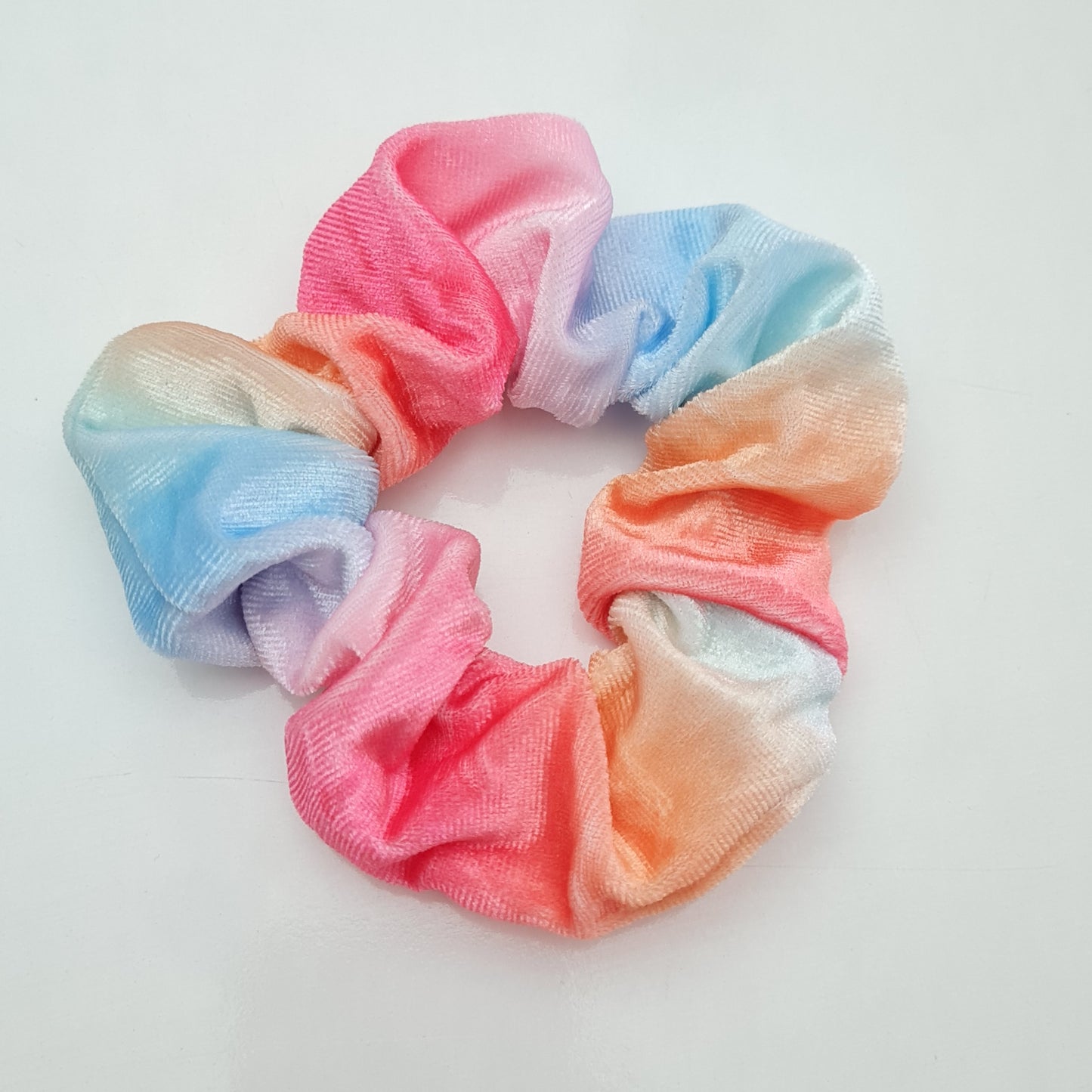 Rainbow scrunchie