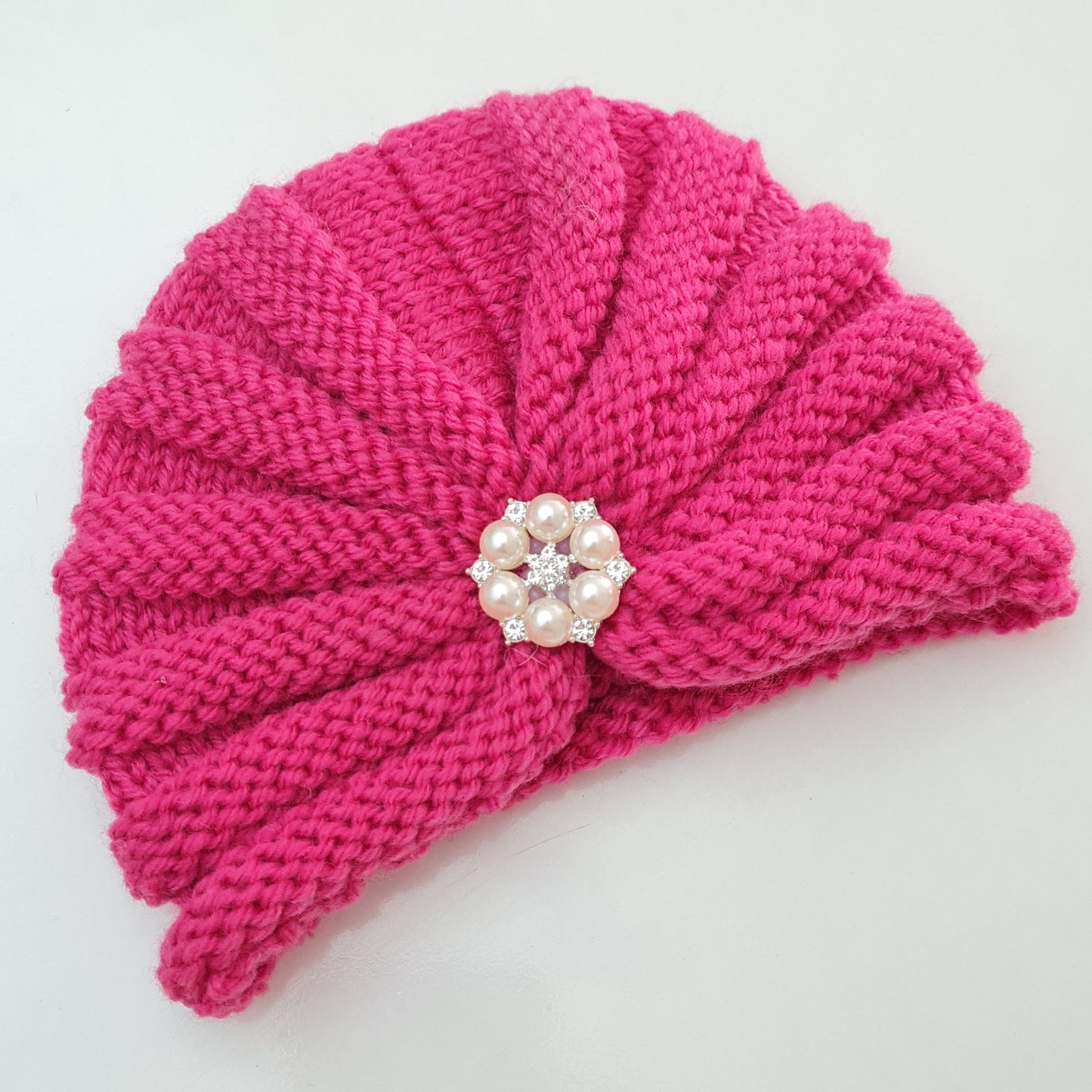 Baby Beanie - hot pink