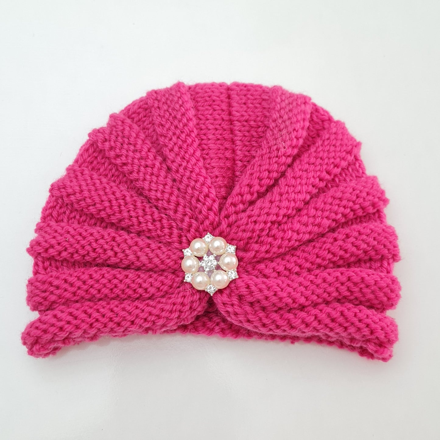 Baby Beanie - hot pink