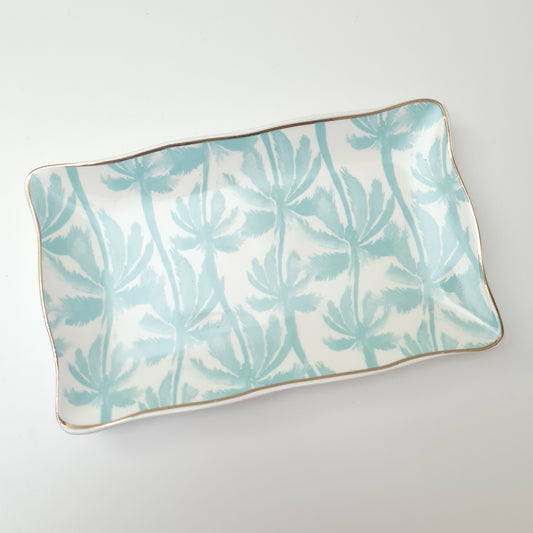 Pastle Palm Serving Tray