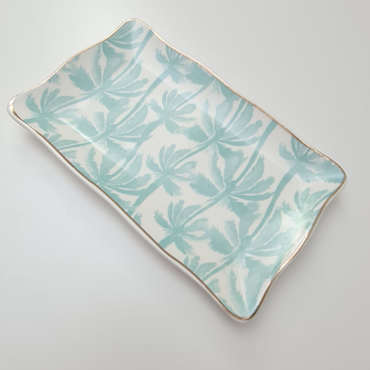 Pastle Palm Serving Tray