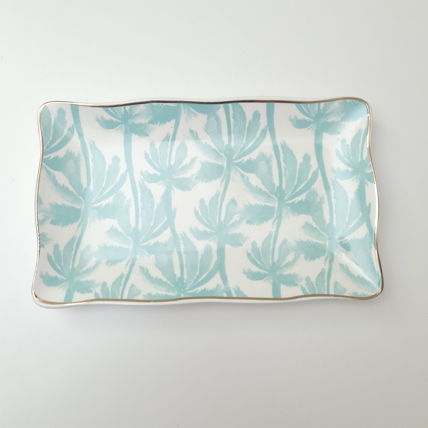 Pastle Palm Serving Tray