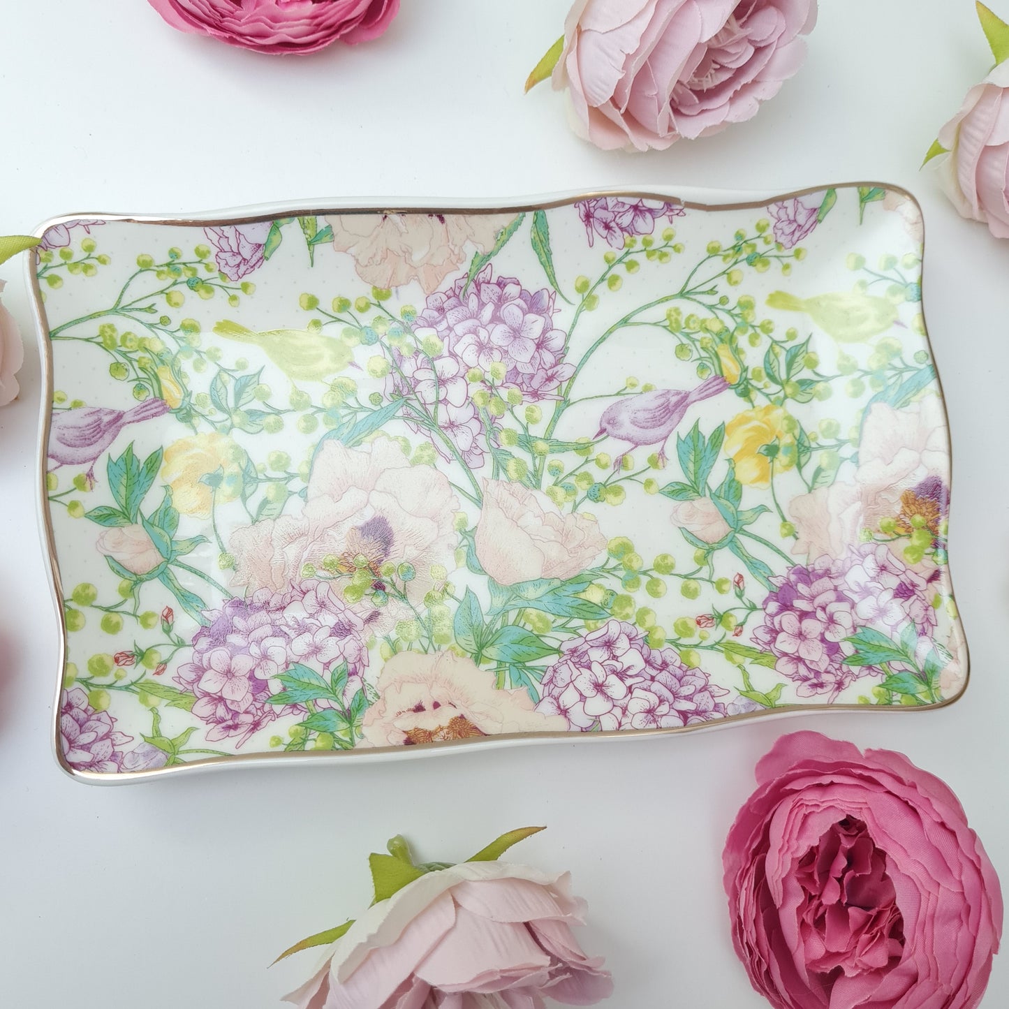 Floral Spring Serving Tray