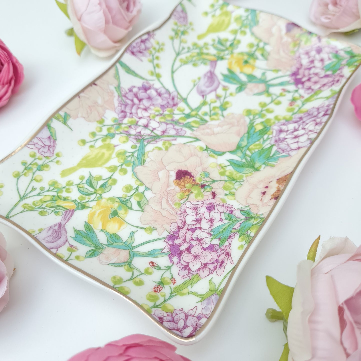 Floral Spring Serving Tray