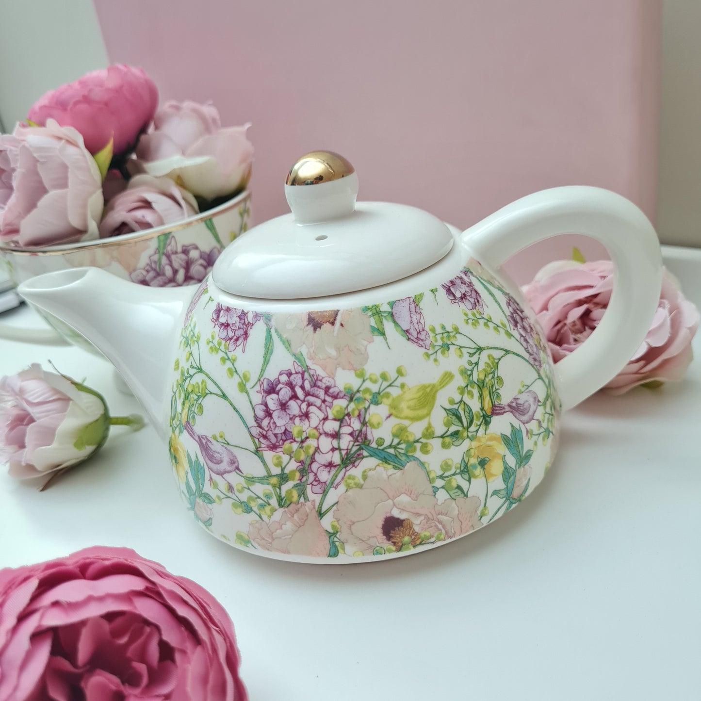 Floral Spring Teapot