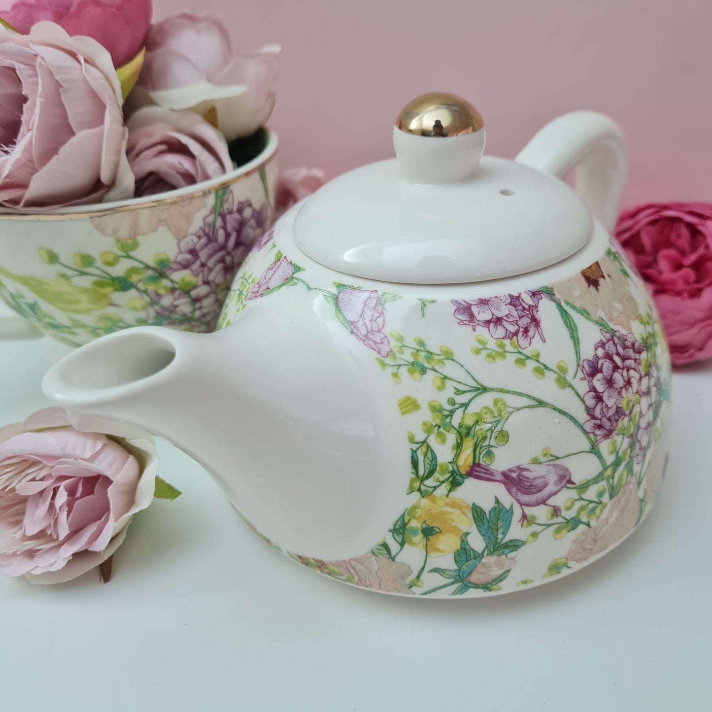 Floral Spring Teapot