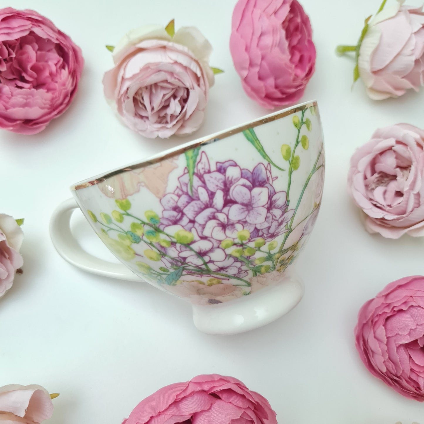 Floral Spring Tea Cup