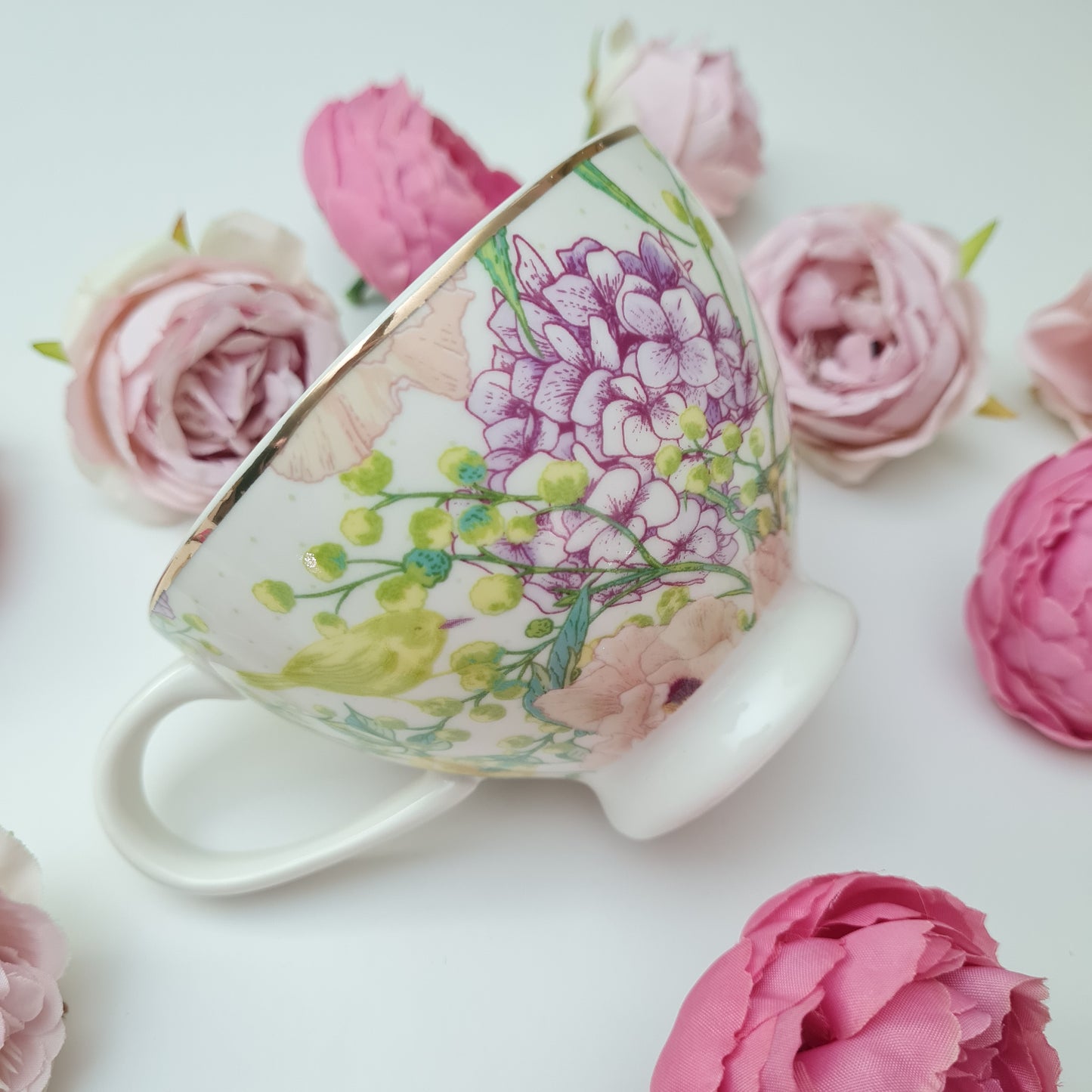 Floral Spring Tea Cup