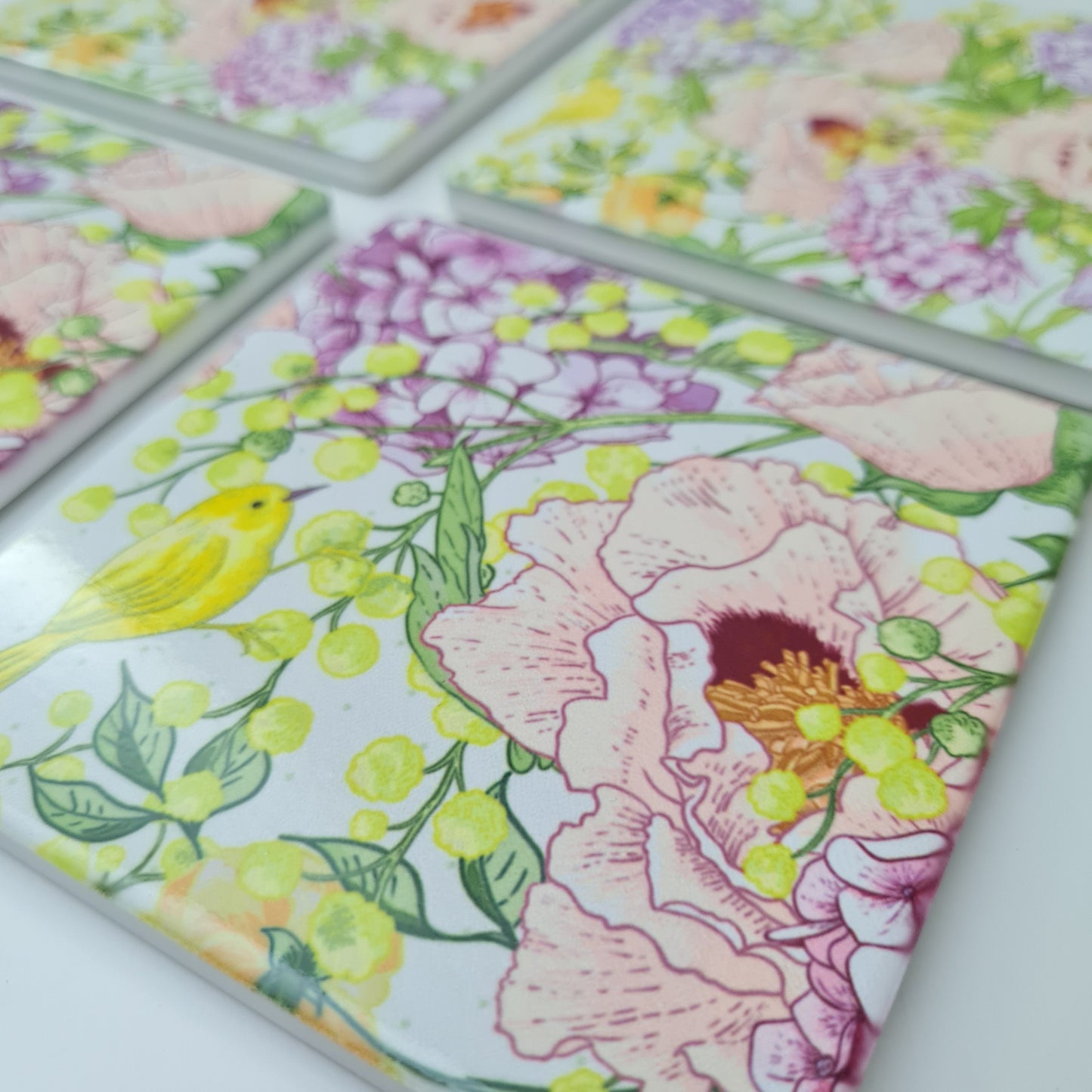 Floral Spring Coasters